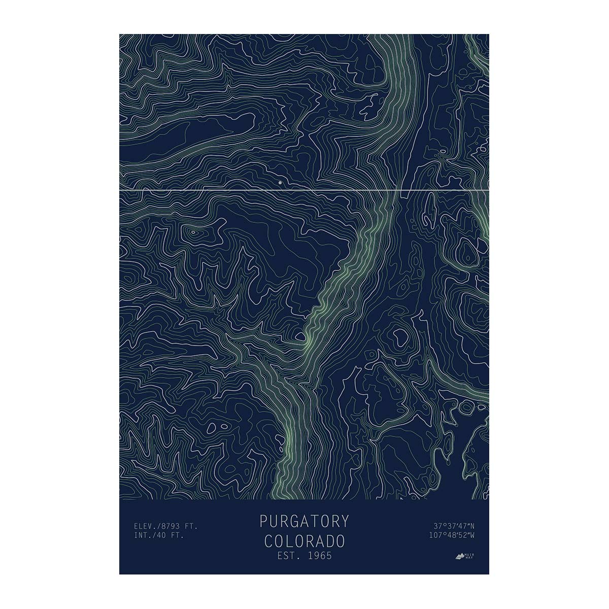 Purgatory, Colorado - Muir Way - TOPO Series