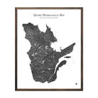 Quebec Hydrological Map - Muir Way - Hydrology