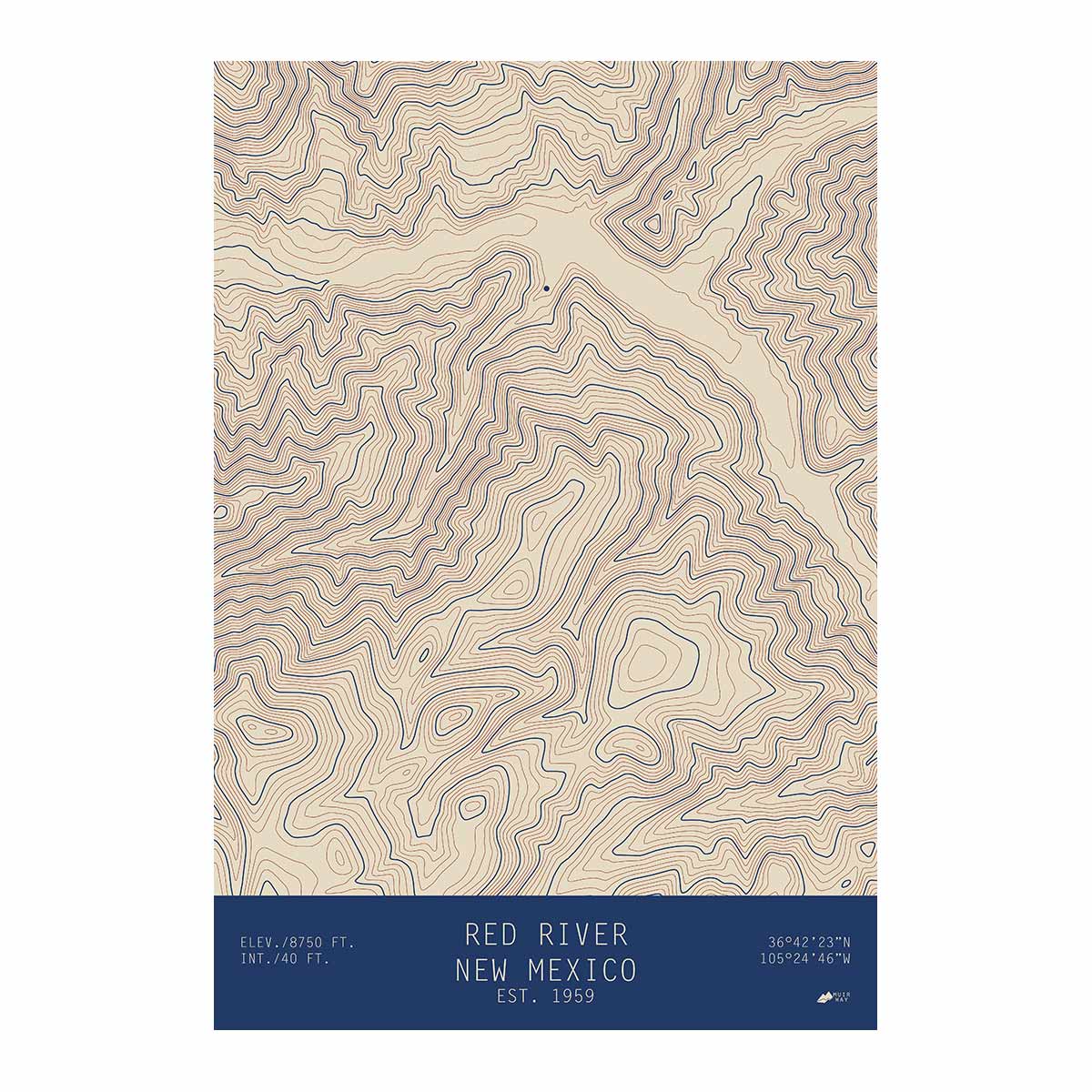 Red River, New Mexico - Muir Way - TOPO Series
