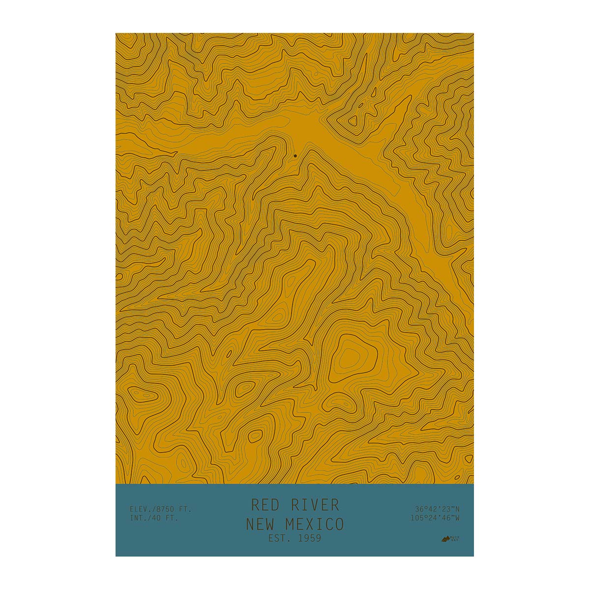 Red River, New Mexico - Muir Way - TOPO Series