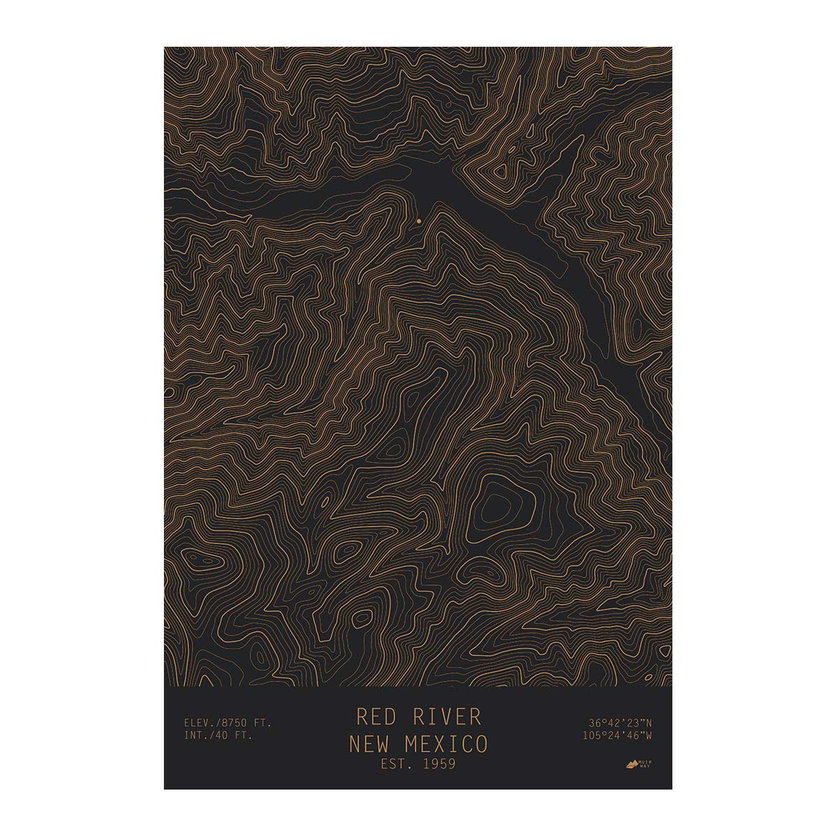 Red River, New Mexico - Muir Way - TOPO Series