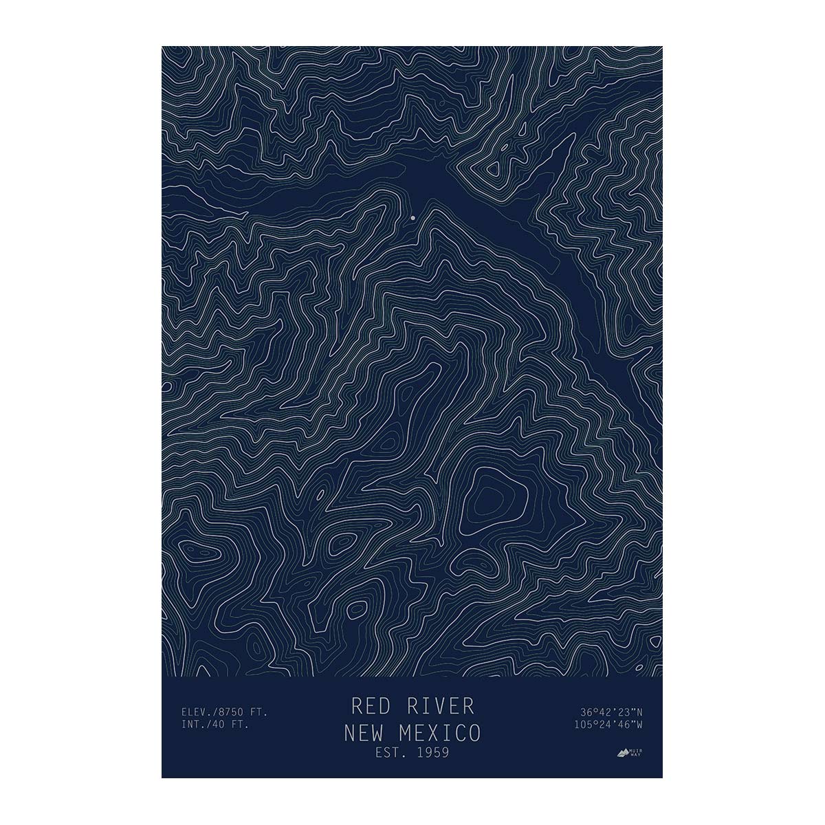 Red River, New Mexico - Muir Way - TOPO Series