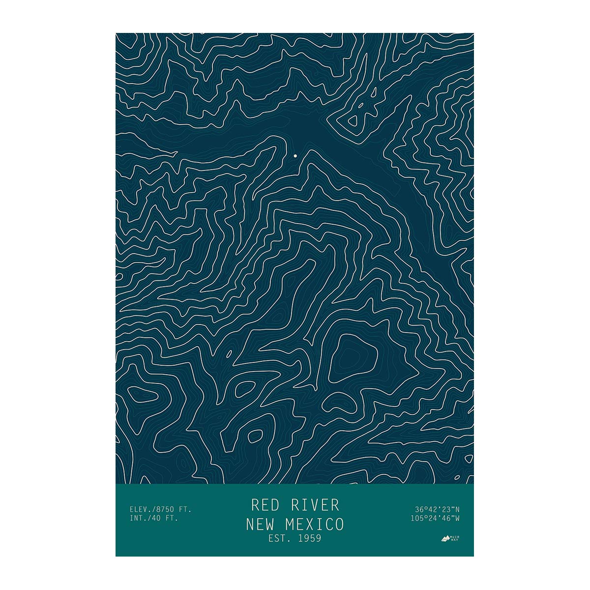Red River, New Mexico - Muir Way - TOPO Series