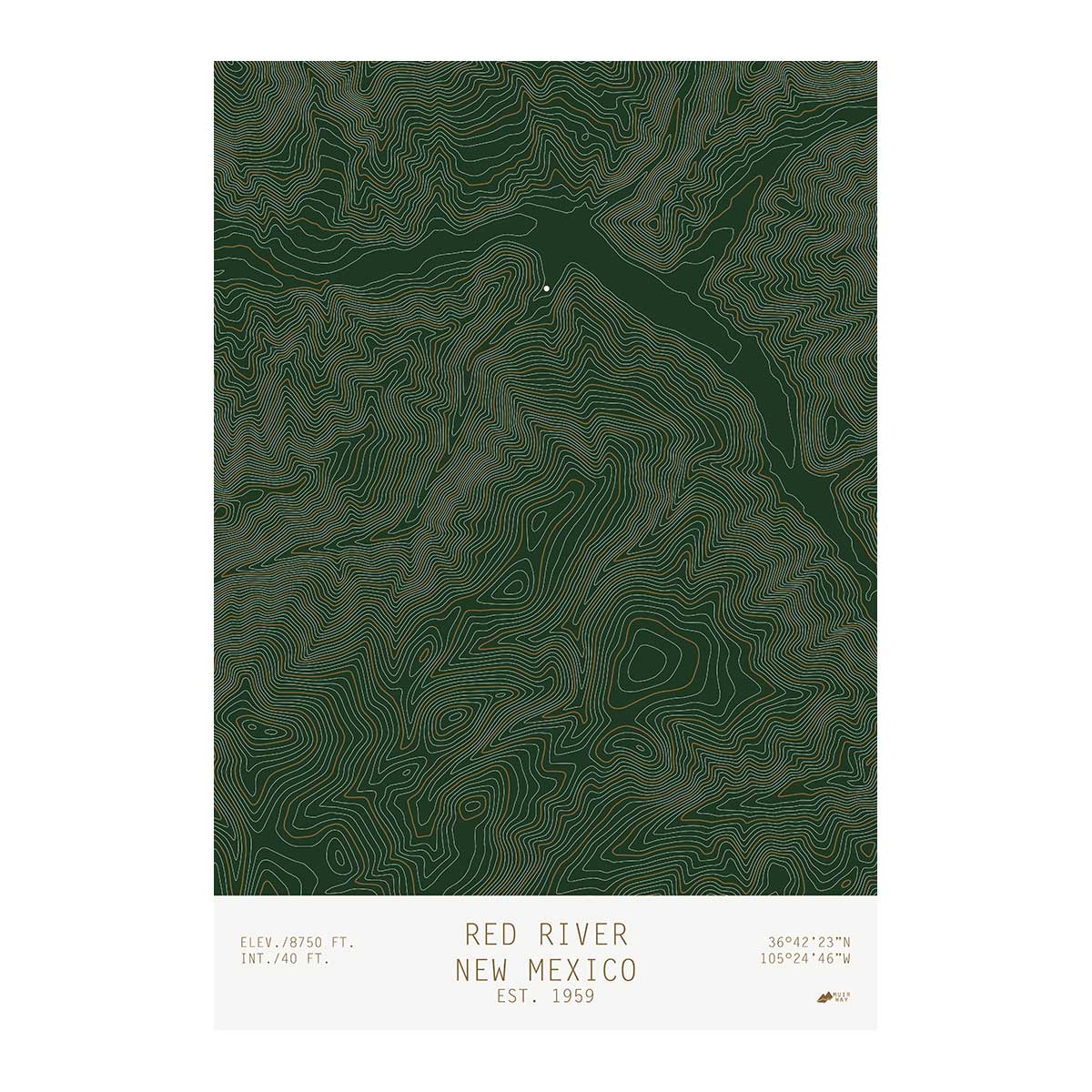 Red River, New Mexico - Muir Way - TOPO Series