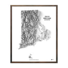 Rhode Island Elevation Map - Muir Way - Elevation