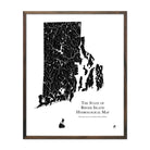 Rhode Island Hydrological Map - Muir Way - Hydrology