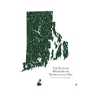 Rhode Island Hydrological Map - Muir Way - Hydrology