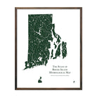 Rhode Island Hydrological Map - Muir Way - Hydrology