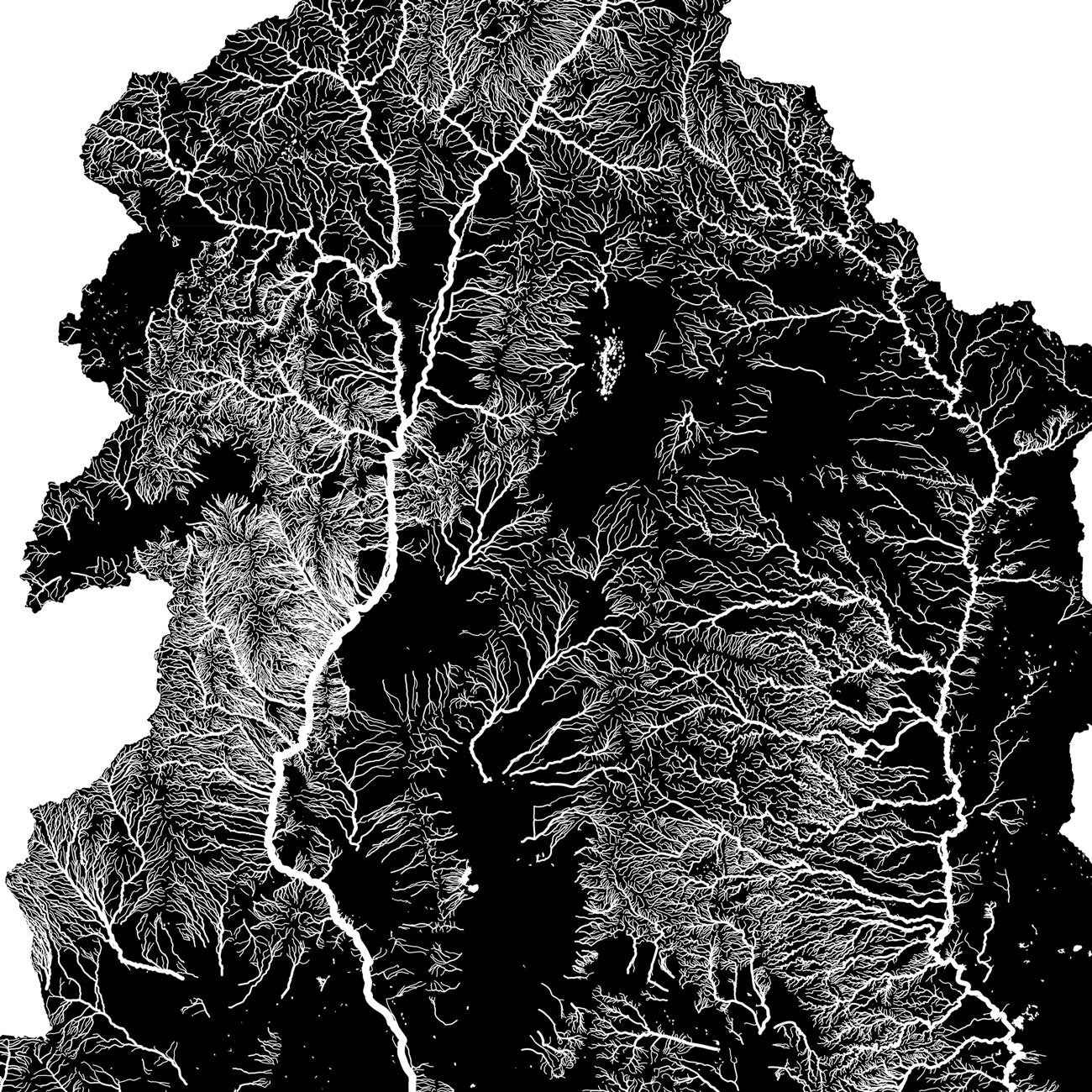 Rio Grande Regional Hydrological Map - Muir Way - Hydrology