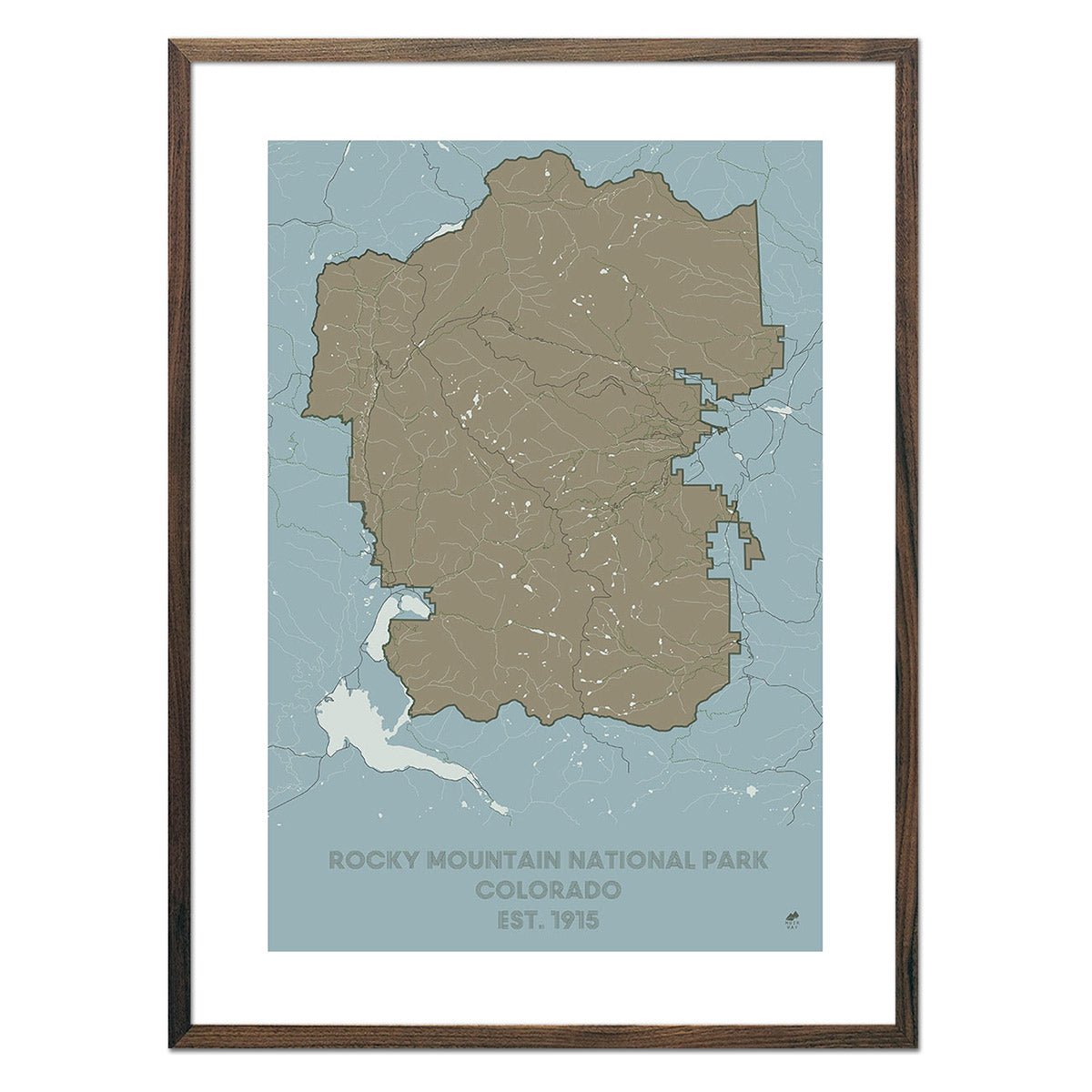 Rocky Mountain National Park Map - Muir Way - National Park