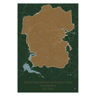Rocky Mountain National Park Map - Muir Way - National Park