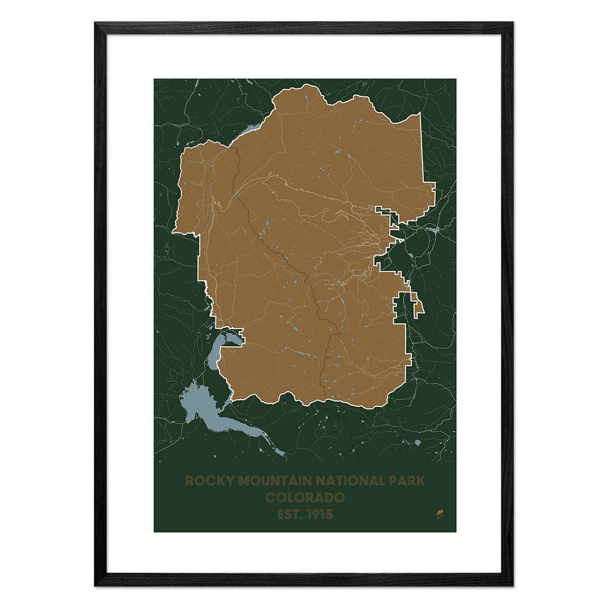 Rocky Mountain National Park Map - Muir Way - National Park