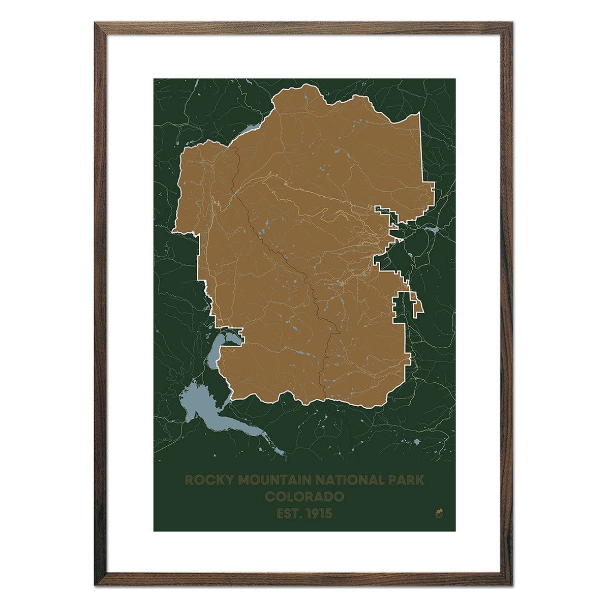 Rocky Mountain National Park Map - Muir Way - National Park