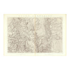 Rocky Mountains 1876 Topographic Map - Muir Way - Vintage Map