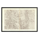 Rocky Mountains 1876 Topographic Map - Muir Way - Vintage Map