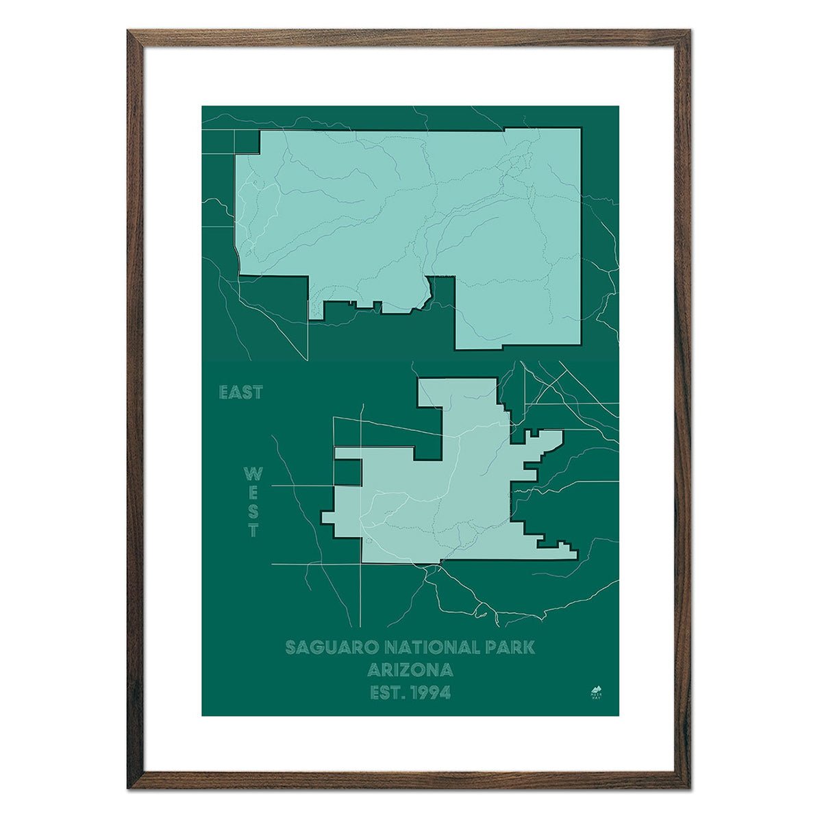 Saguaro National Park Map - Muir Way - National Park