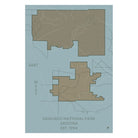 Saguaro National Park Map - Muir Way - National Park