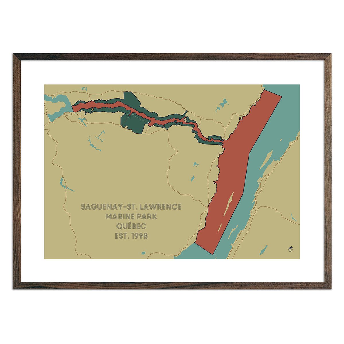 Saguenay and St. Lawrence Marine Park Map - Muir Way - National Park