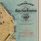 San Francisco Chevalier Map 1915 - Muir Way - Vintage Map