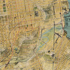 San Francisco Chevalier Map 1915 - Muir Way - Vintage Map