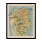 San Francisco Chevalier Map 1915 - Muir Way - Vintage Map