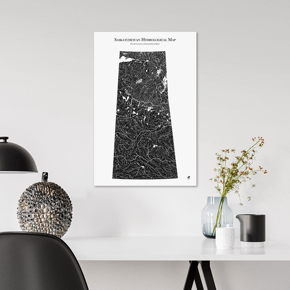 Saskatchewan Hydrological Map - Muir Way - Hydrology