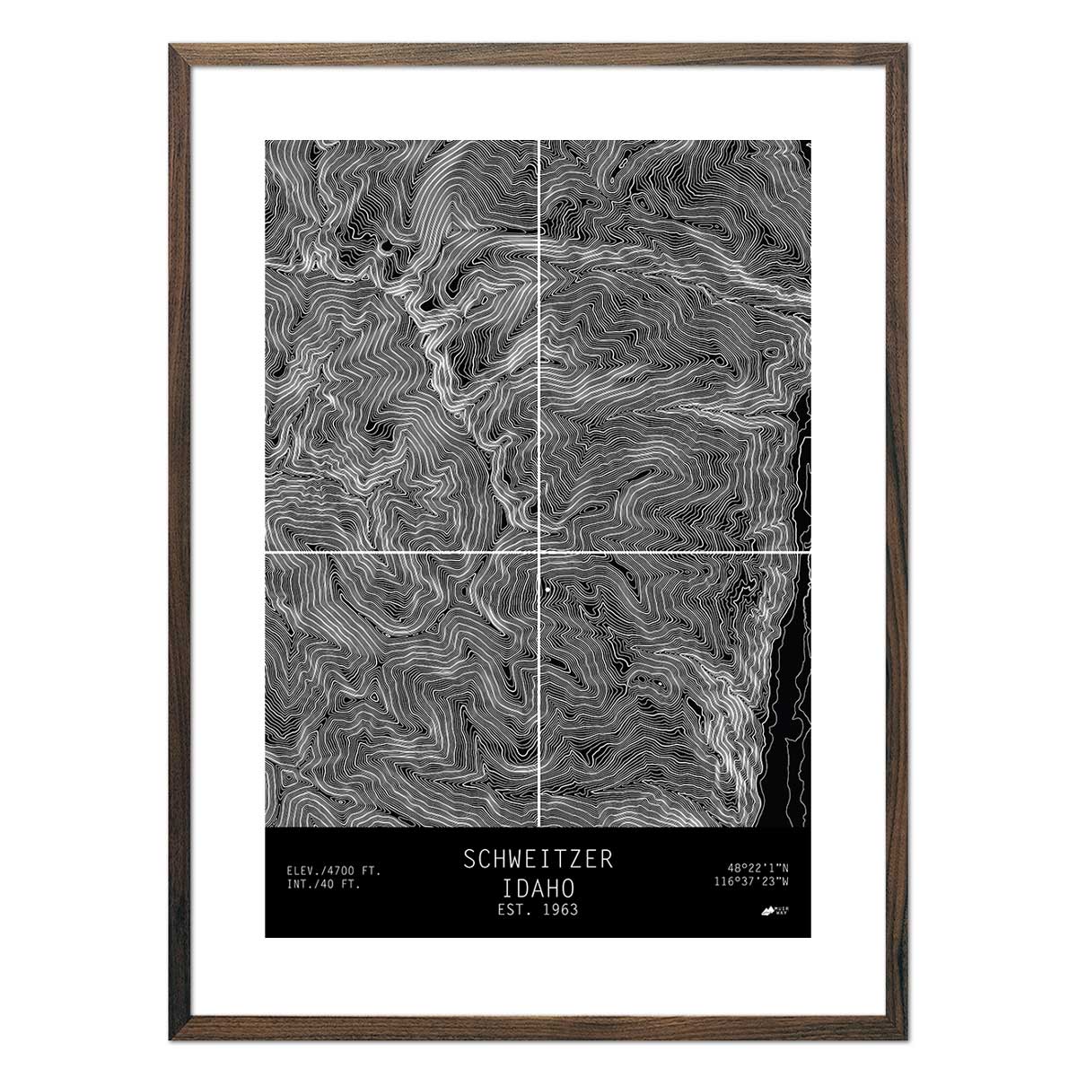 Schweitzer, Idaho - Muir Way - TOPO Series