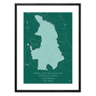 Kings Canyon and Sequoia National Parks Map - Muir Way - National Park