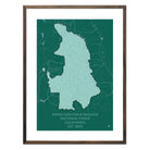 Kings Canyon and Sequoia National Parks Map - Muir Way - National Park