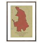 Kings Canyon and Sequoia National Parks Map - Muir Way - National Park