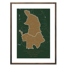 Kings Canyon and Sequoia National Parks Map - Muir Way - National Park