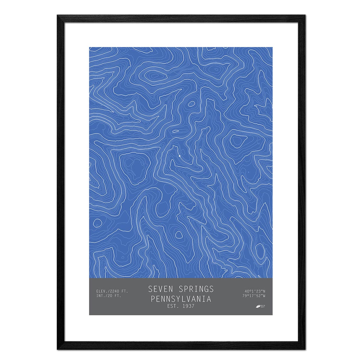 Seven Springs, Pennsylvania - Muir Way - TOPO Series