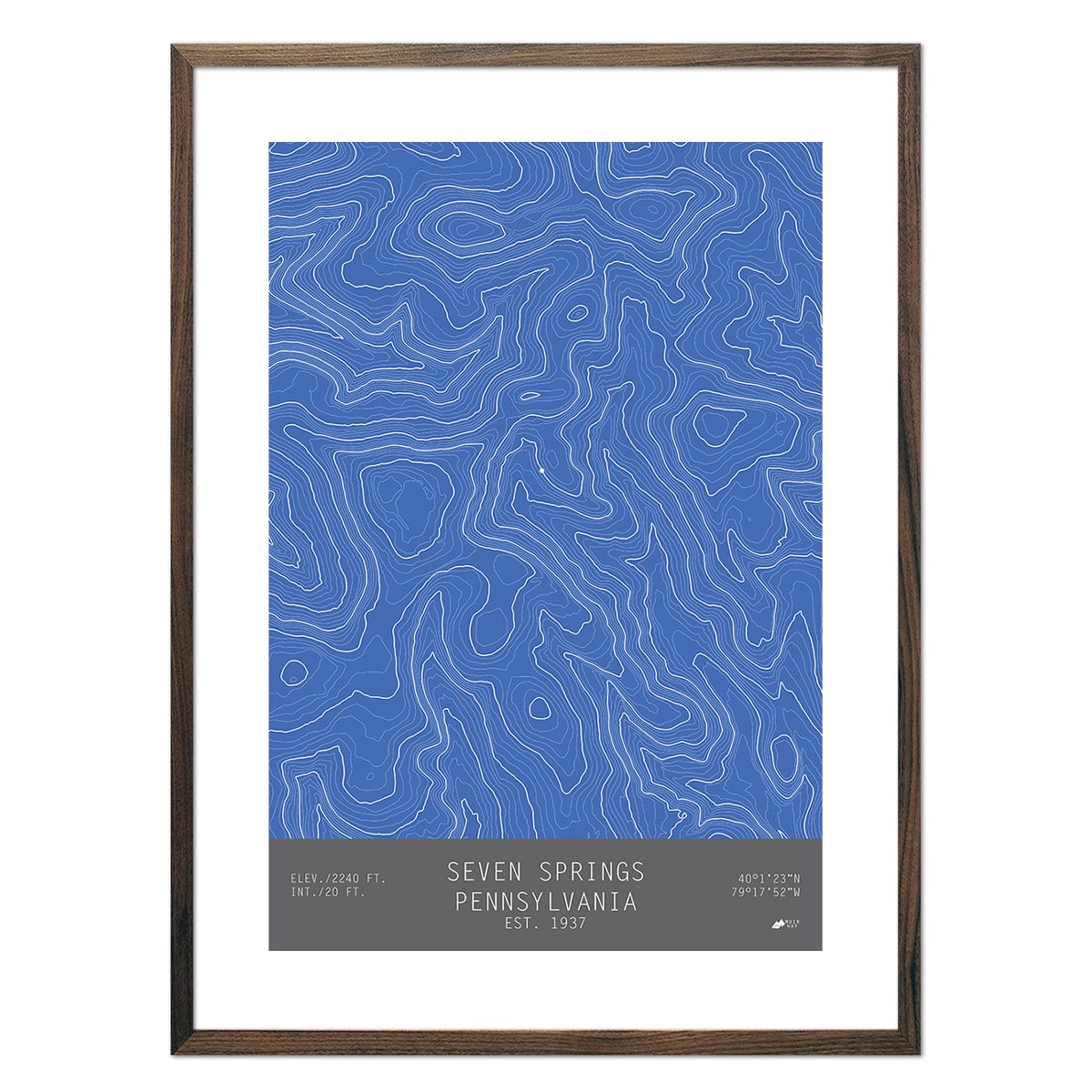 Seven Springs, Pennsylvania - Muir Way - TOPO Series