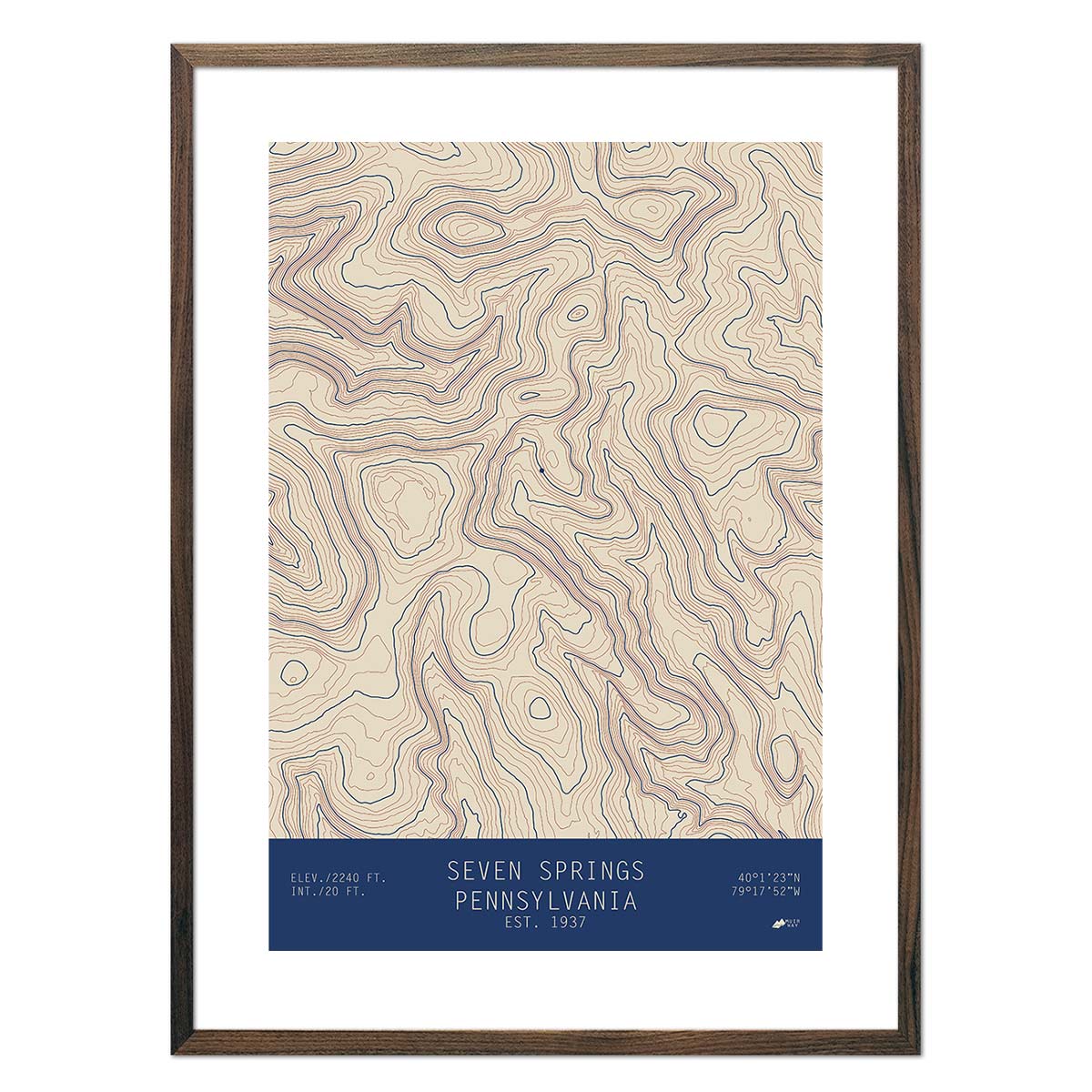 Seven Springs, Pennsylvania - Muir Way - TOPO Series