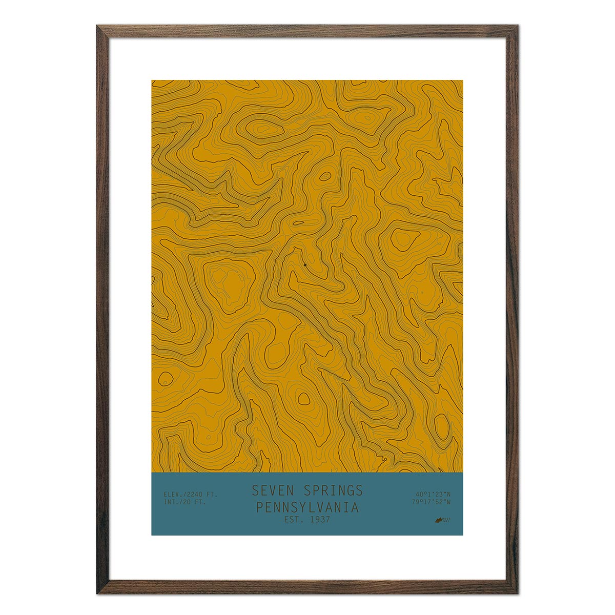 Seven Springs, Pennsylvania - Muir Way - TOPO Series