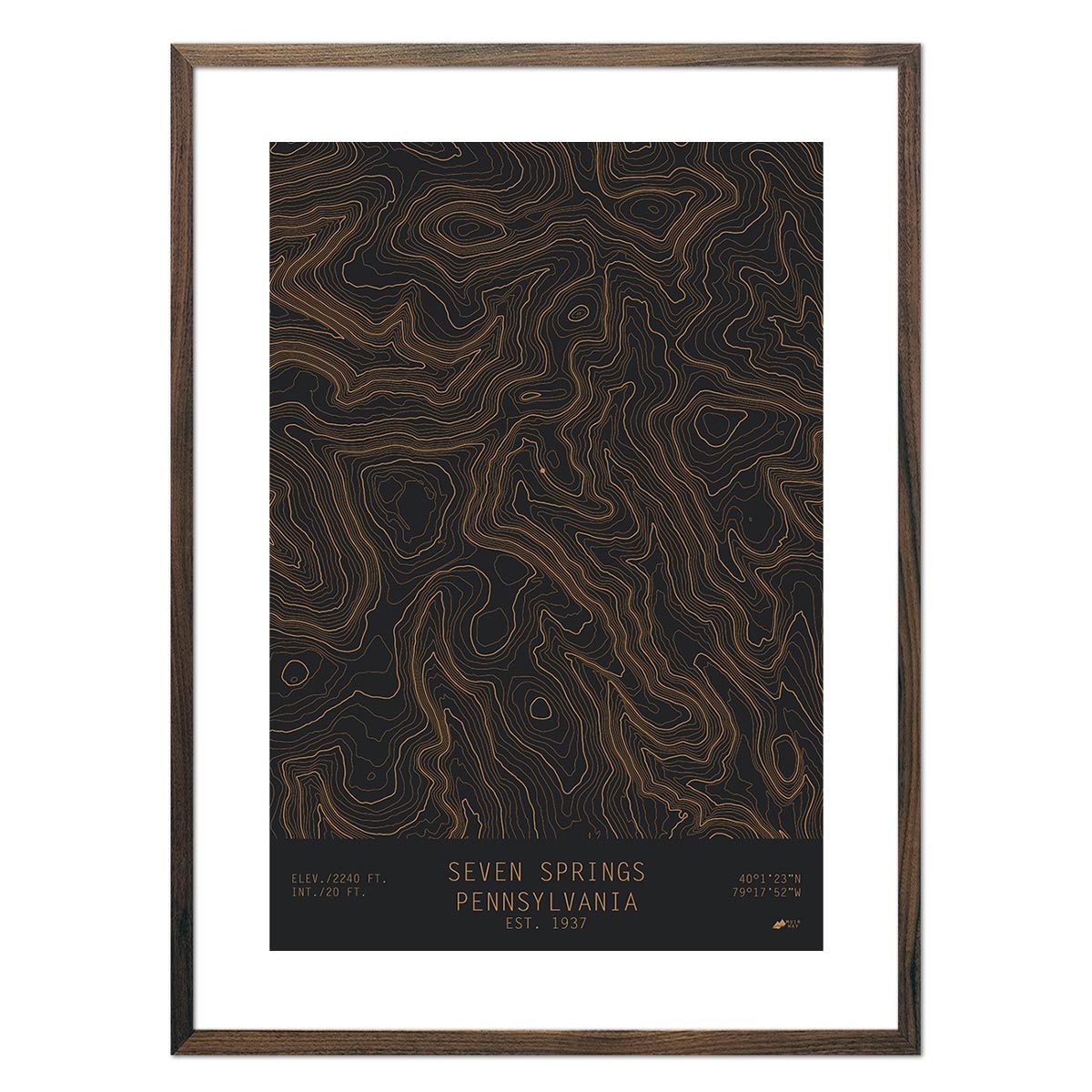 Seven Springs, Pennsylvania - Muir Way - TOPO Series