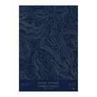 Seven Springs, Pennsylvania - Muir Way - TOPO Series