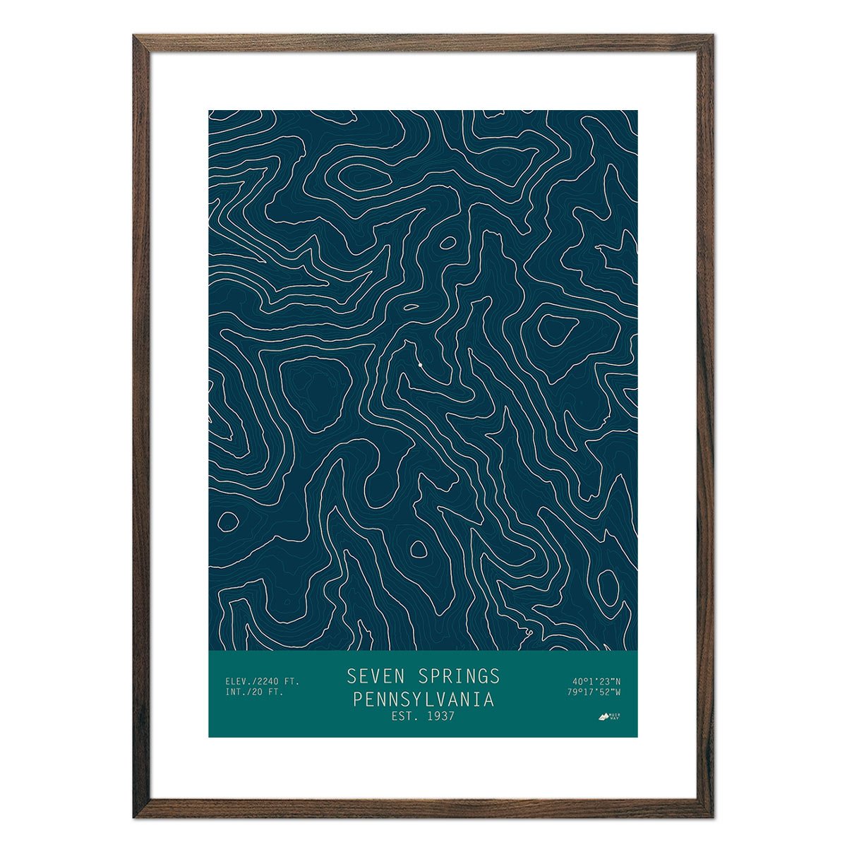 Seven Springs, Pennsylvania - Muir Way - TOPO Series
