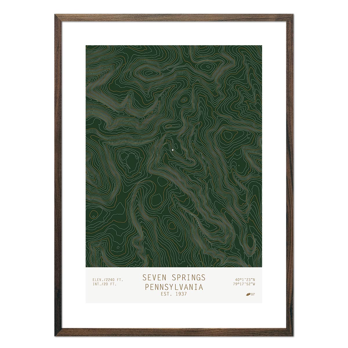 Seven Springs, Pennsylvania - Muir Way - TOPO Series