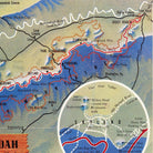 Shenandoah National Park Map 1947 - Muir Way - Vintage Map