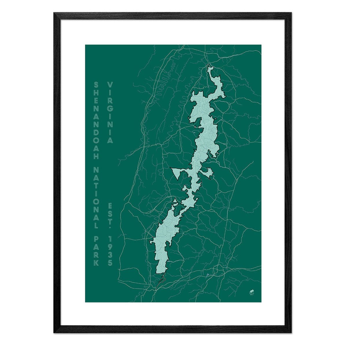Shenandoah National Park Map - Muir Way - National Park