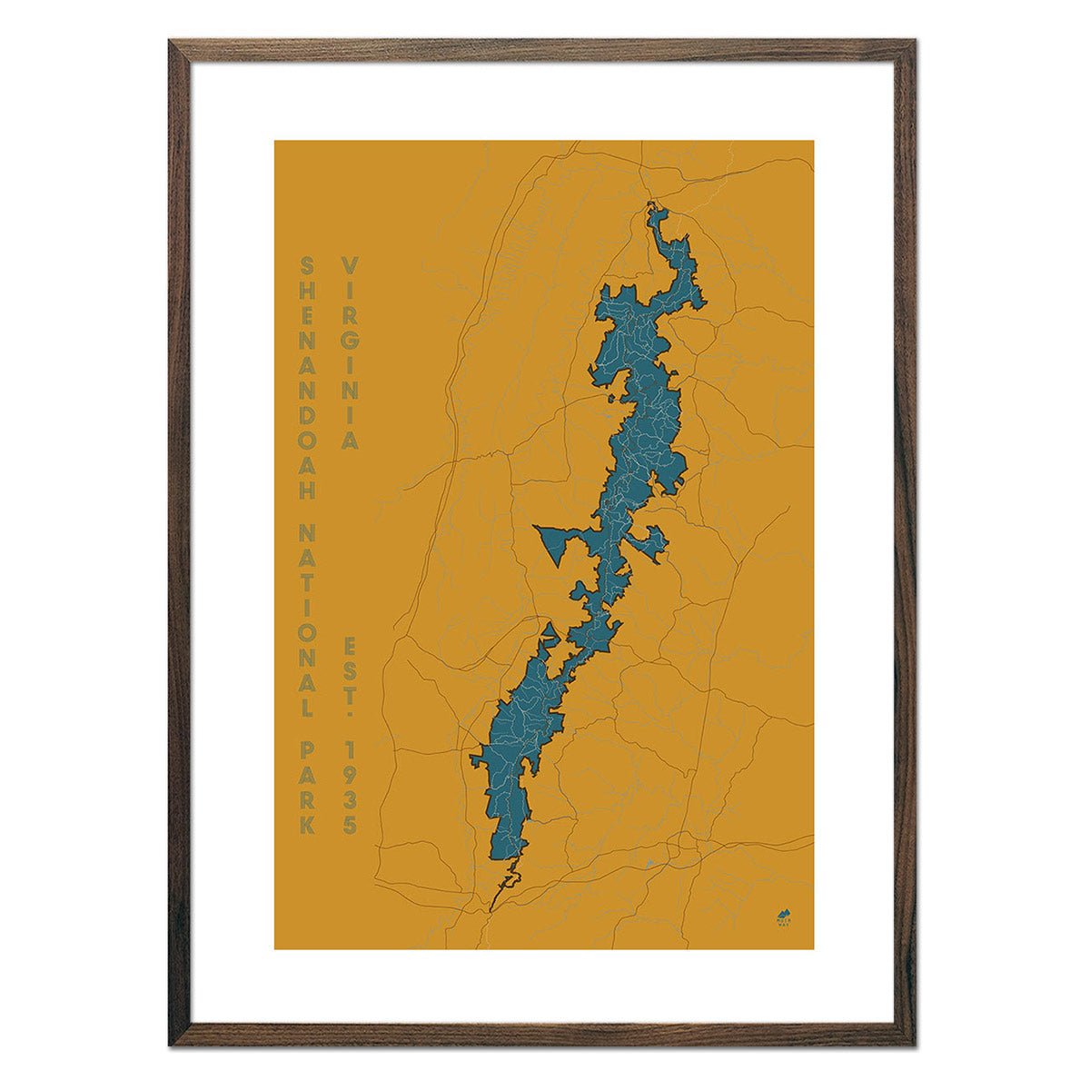 Shenandoah National Park Map - Muir Way - National Park