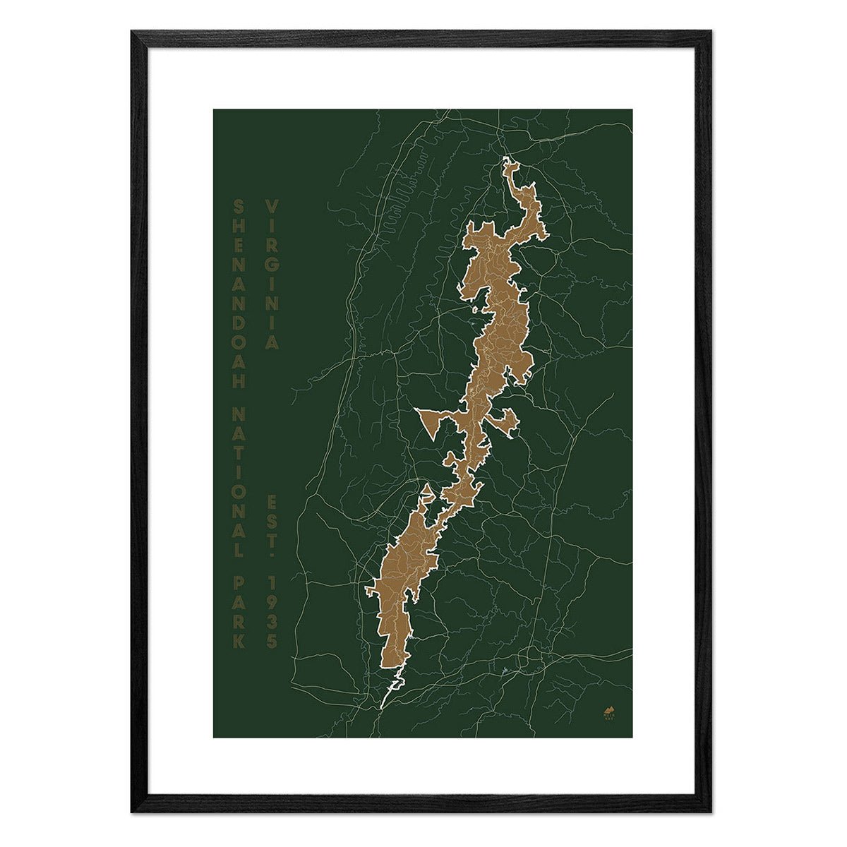 Shenandoah National Park Map - Muir Way - National Park