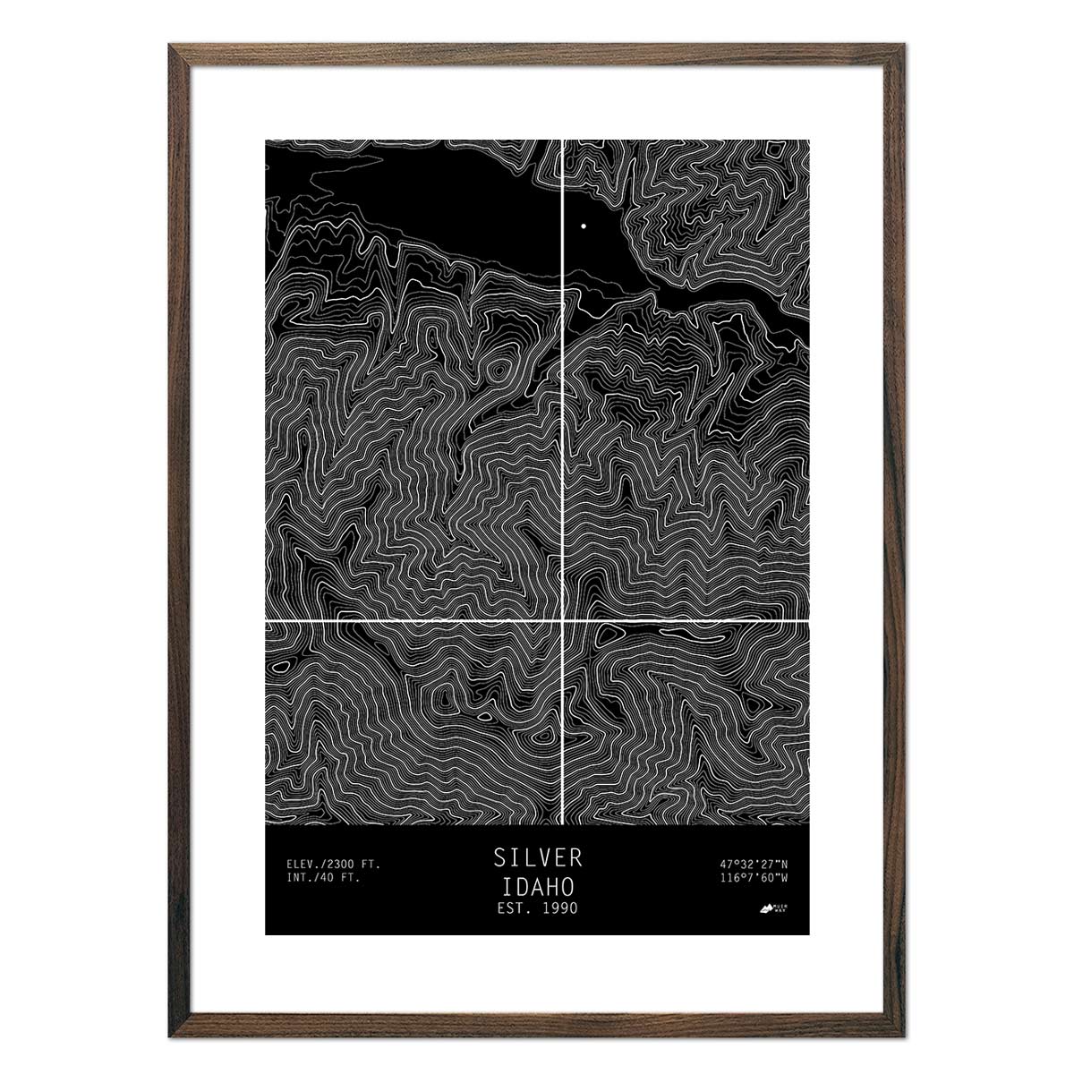 Silver, Idaho - Muir Way - TOPO Series