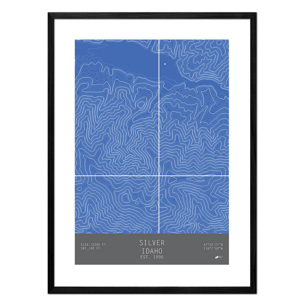 Silver, Idaho - Muir Way - TOPO Series