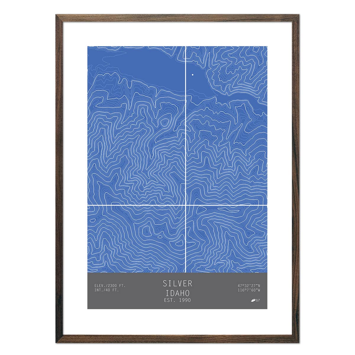 Silver, Idaho - Muir Way - TOPO Series