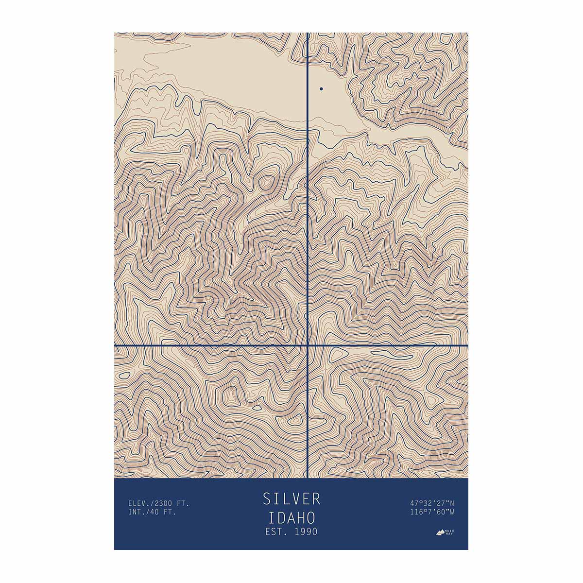 Silver, Idaho - Muir Way - TOPO Series