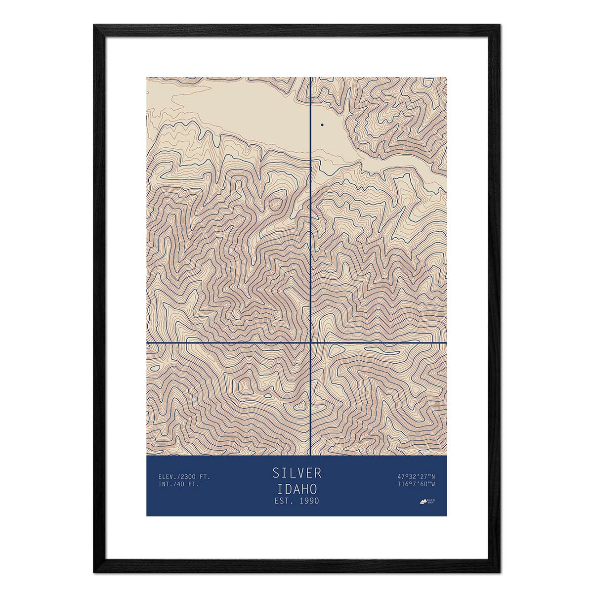 Silver, Idaho - Muir Way - TOPO Series