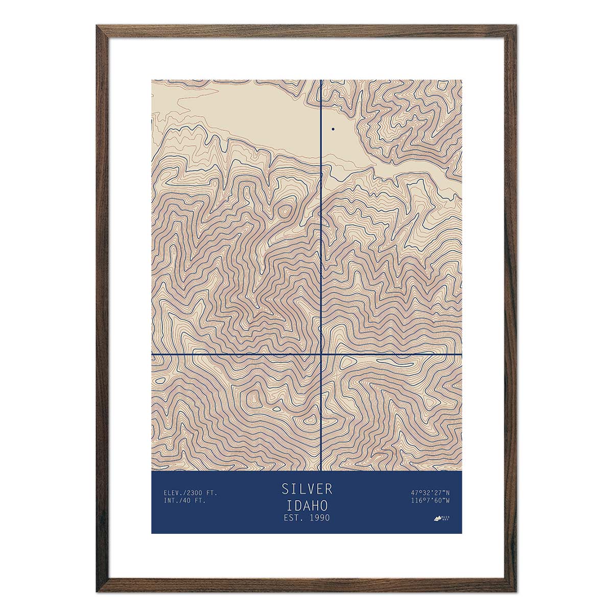 Silver, Idaho - Muir Way - TOPO Series