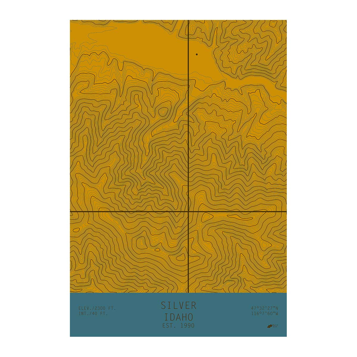 Silver, Idaho - Muir Way - TOPO Series